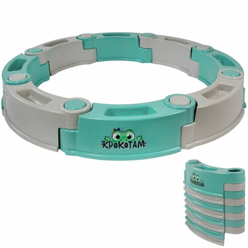 Песочница модульная Крокотам 8 сегментов мятный и серый D139 8П417813 4150₽