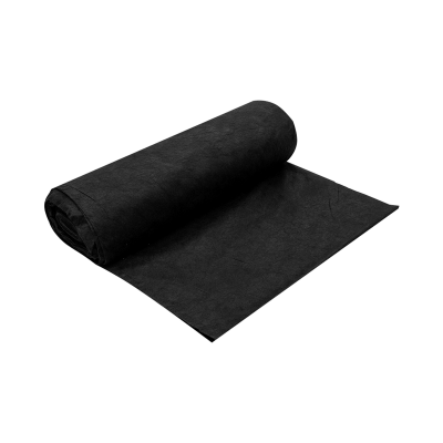 фото Геотекстиль садовый черный ландшафтный 150 мкм, ткань для садовых дорожек, укрывной материал