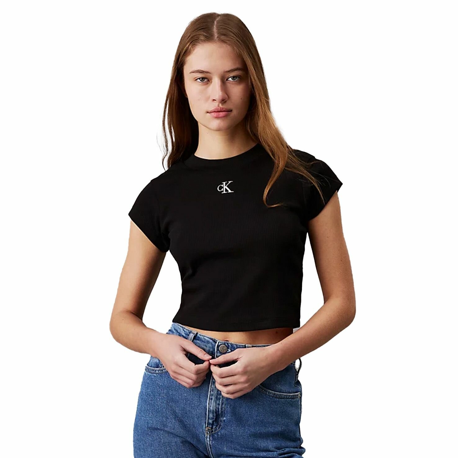 Футболка CALVIN KLEIN CK RIB BABY TEE