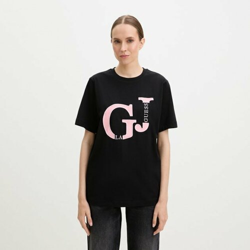 Футболка GUESS, размер 2XS, черный