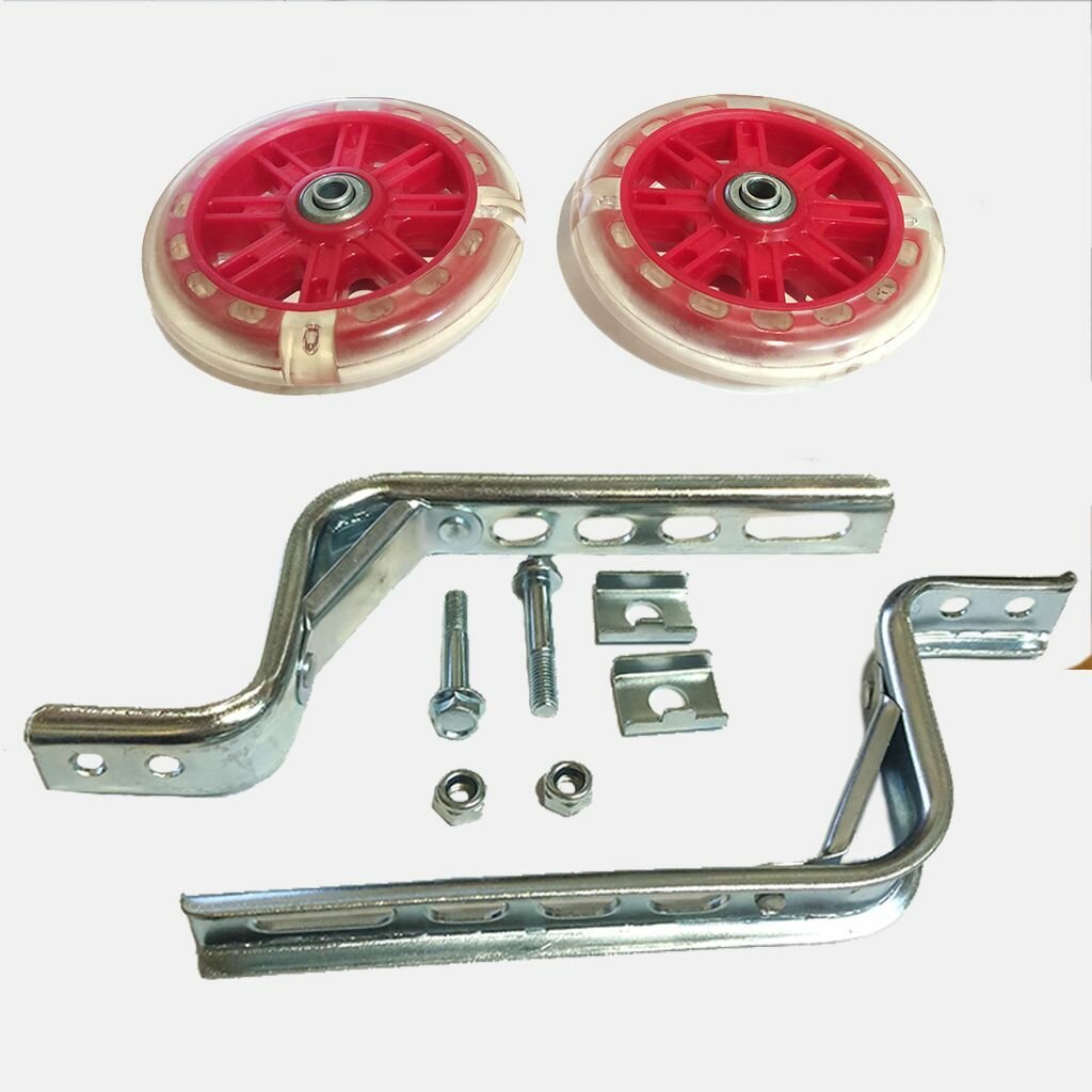 Дополнительные колеса для велосипеда 12-20" светящиеся