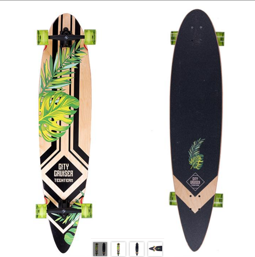 Лонгборд TechTeam City Cruiser 46" зелёный