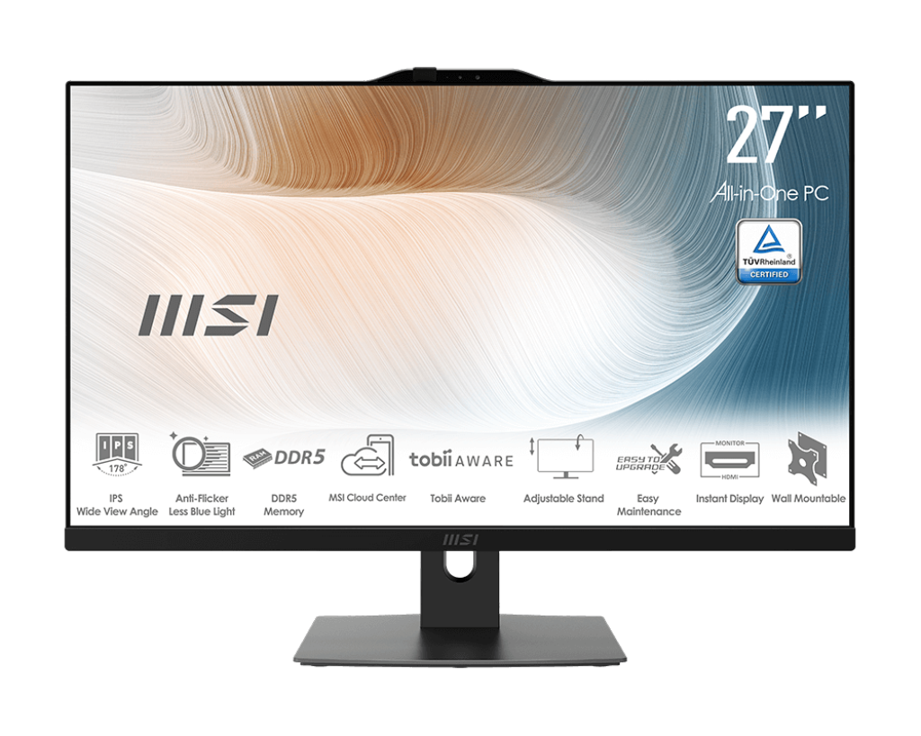 Моноблок MSI Modern AM272P 1M-687XRU 27" FHD/Core 7 150U (1.8)/32Gb/SSD 1Tb/kb+m/noOS/9S6-AF8231-687