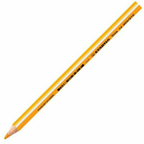 Цветной карандаш Stabilo Trio утолщенный трехгранный Индийский Желтый STABILO 203215 344₽