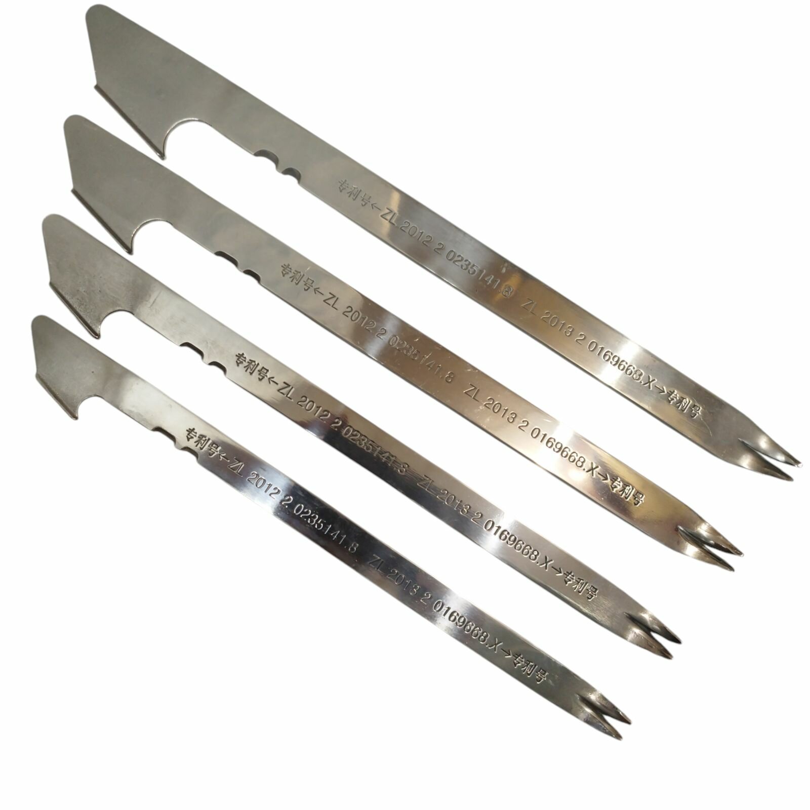 Утюжки стальные многофункциональные серия "Т" комплект 4 шт.