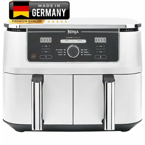 Аэрофритюрница NINJA AF400EUWH Foodi Max с двумя зонами Черный 46900₽