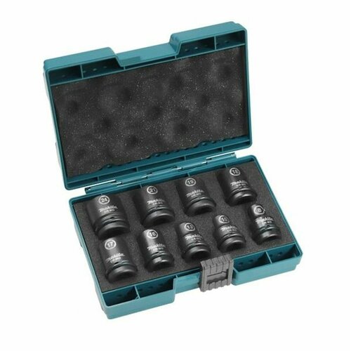 Набор ударных торцовых головок Makita E-16564 Impact Black 9 шт 8-24 мм 12 5515₽
