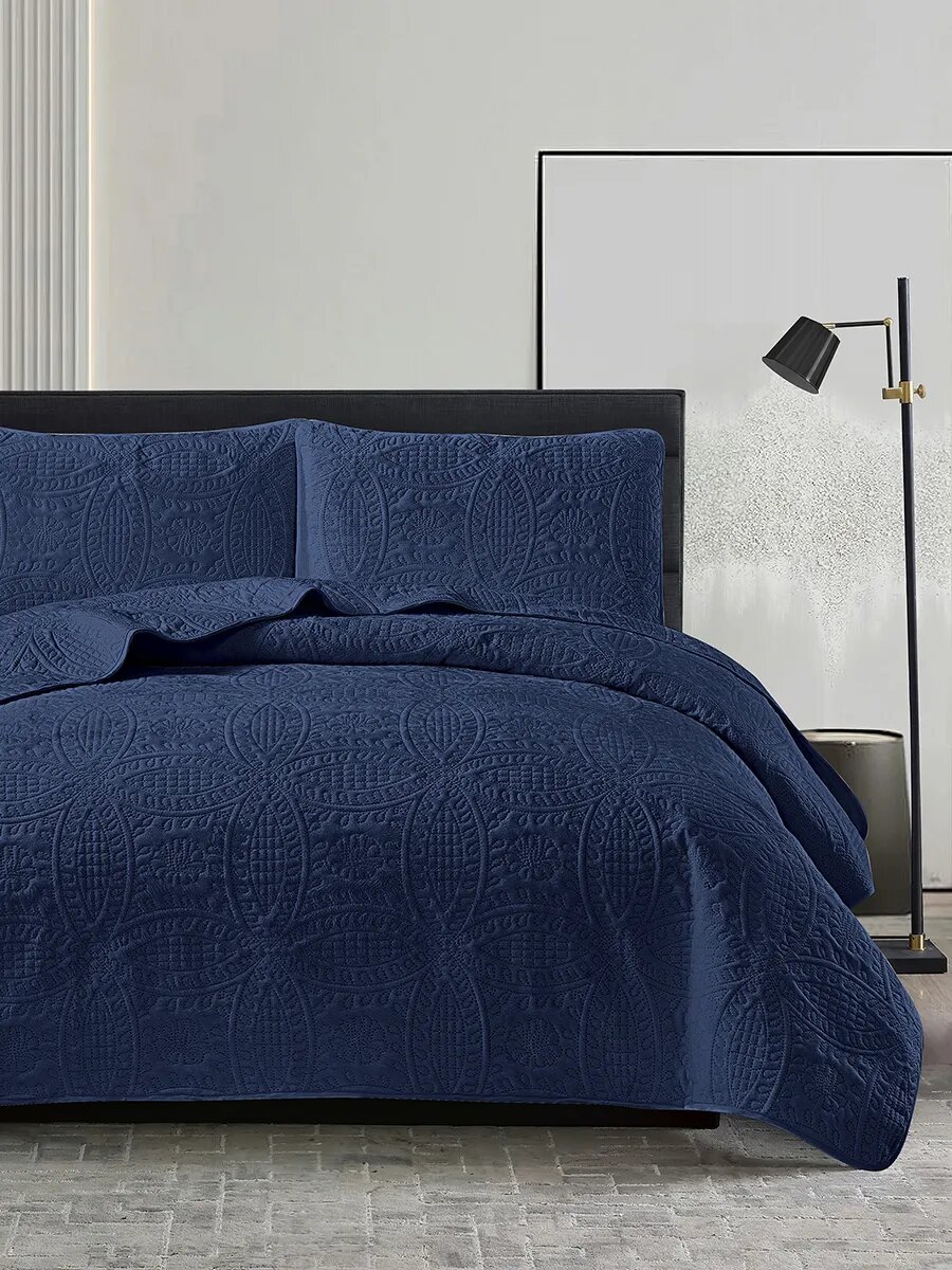 Покрывало на кровать 220х240 велюровое Casablanca