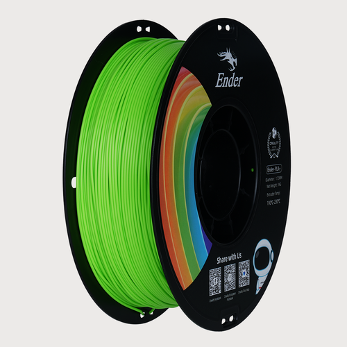 Изображение товара Филамент Creality Ender PLA+ пластик 3D 1 кг. Зеленый