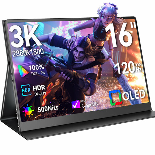16 Портативный монитор UPERFECT UColor O2 2880x1800 120 Гц OLED 39000₽