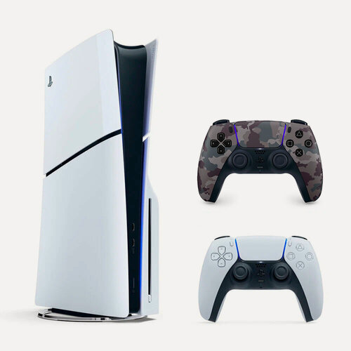 Изображение товара Игровая приставка Sony PlayStation 5 Slim, с дисководом, 1 ТБ, два геймпада, вилка Type A