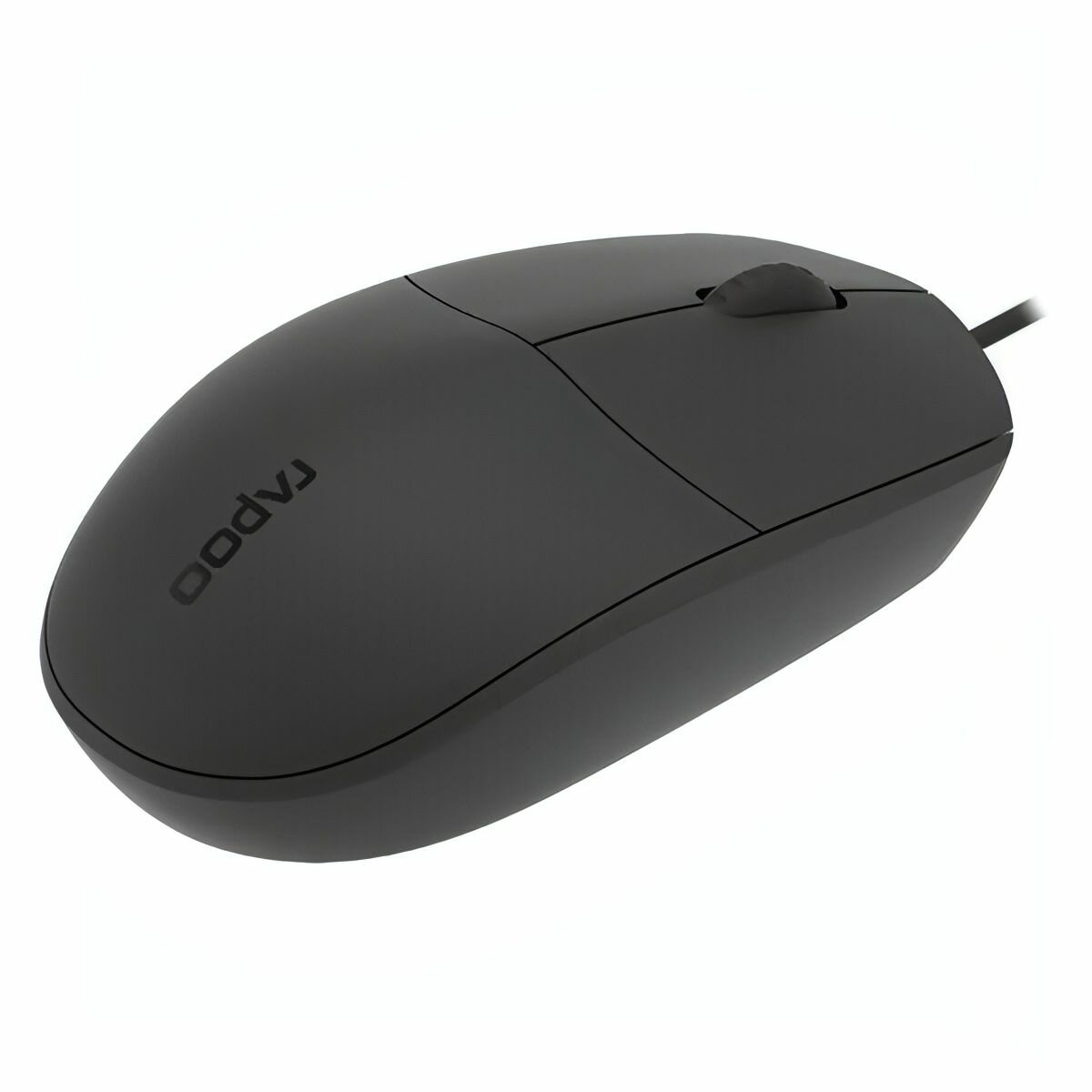 Мышь проводная Rapoo N100C, 1000 dpi, USB Type-C, Черный 6940056123459 - фото №2