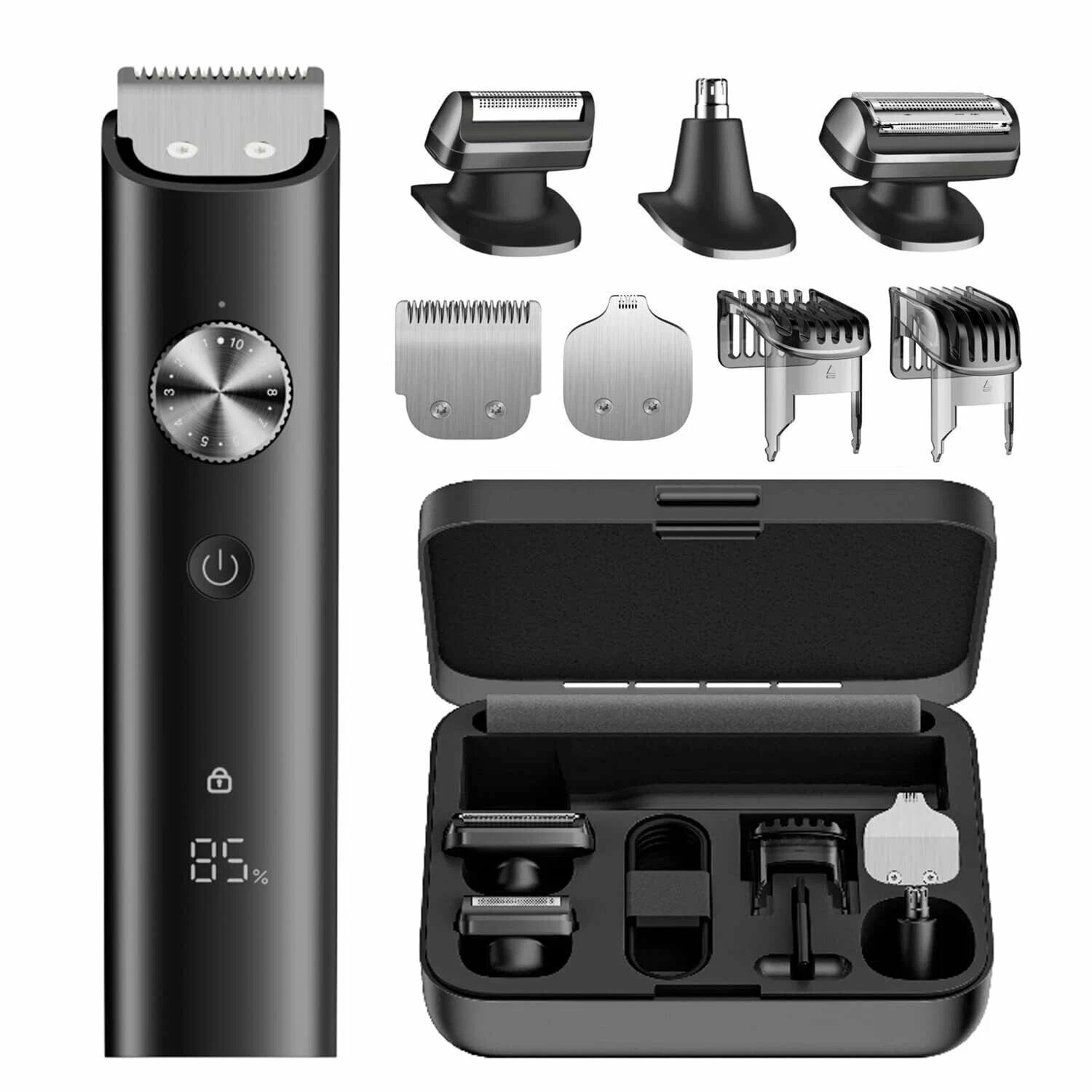 Машинка для стрижки Xiaomi Grooming Kit Pro, 90 минут, ЕU, черный