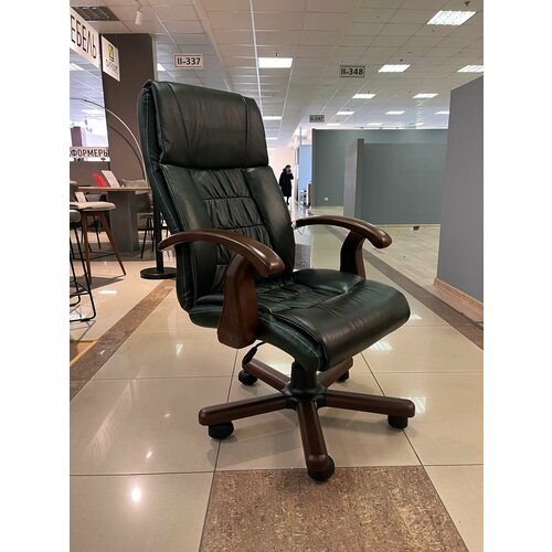 Компьютерное кресло - Стефф кожа 2005/дерево