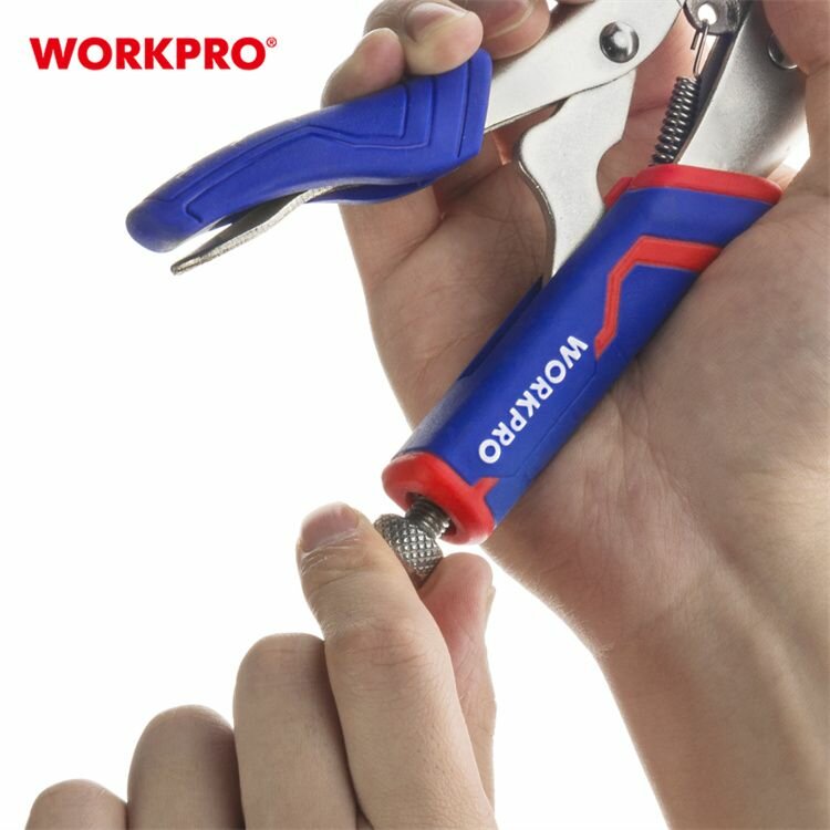 Набор клещей фиксирующих 3шт WORKPRO — фото 1