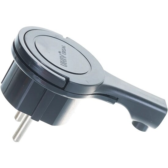 Вилка-невидимка электрическая Universal 16А 250В с заземл. черн 5565419