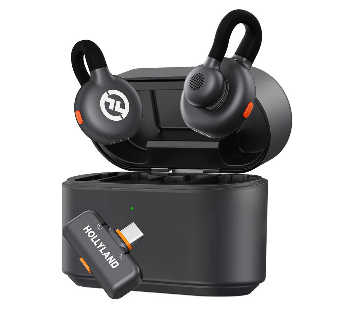 Микрофонная Петличная Радиосистема Hollyland Lark M2S Black (USB-C)