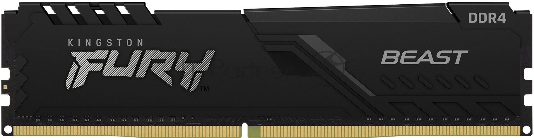 Оперативная память Kingston 16GB DDR4 3200MHz CL16 DIMM FURY Beast Black (KF432C16BB/16) — фото 1
