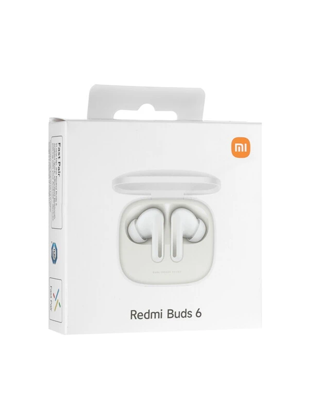 Наушники Xiaomi Redmi Buds 6 BHR9250GL, TWS, ANC, белые, голосовое управление — фото 1