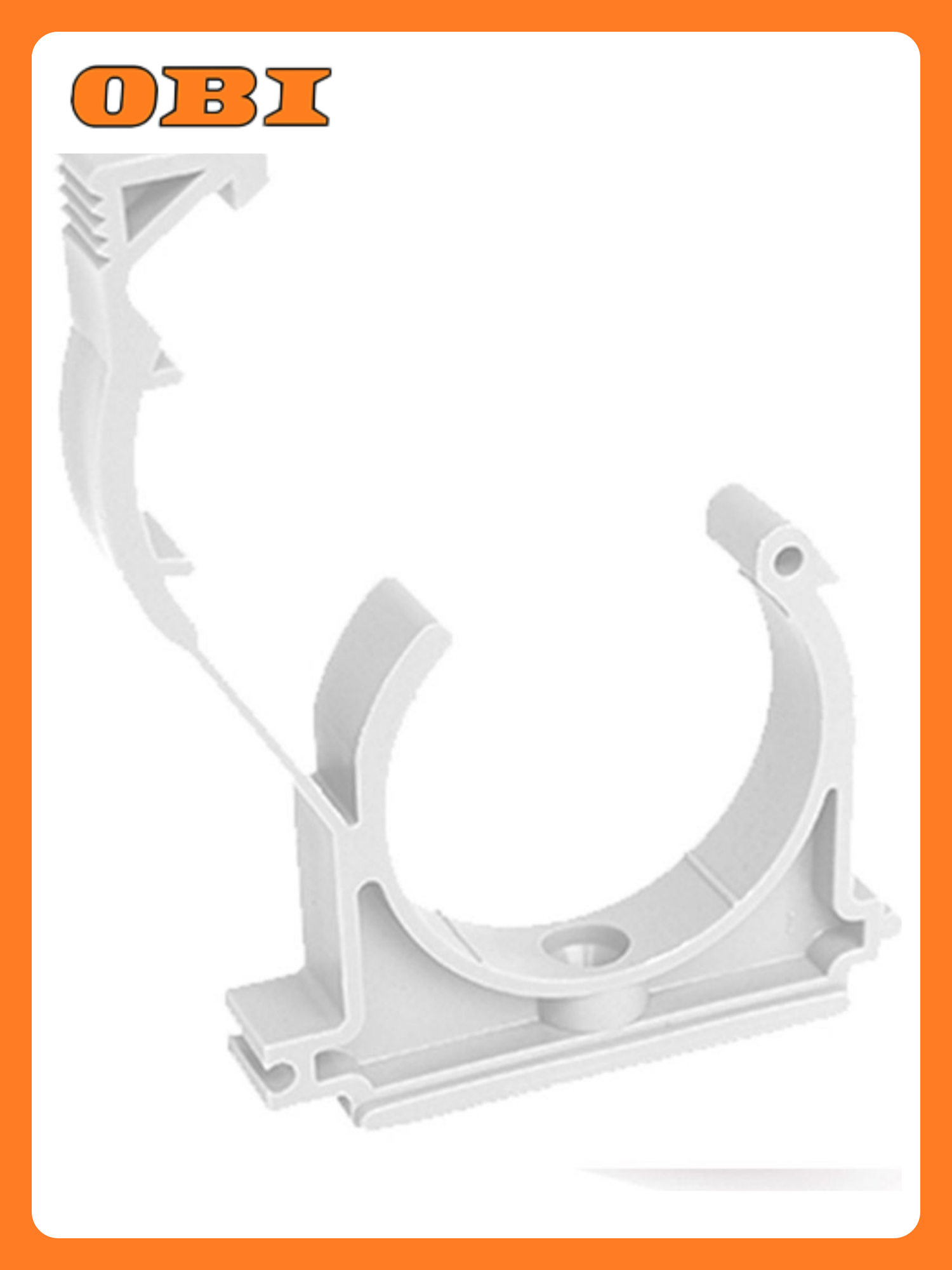 Опора для труб с защелкой PPR 20 белый RTP