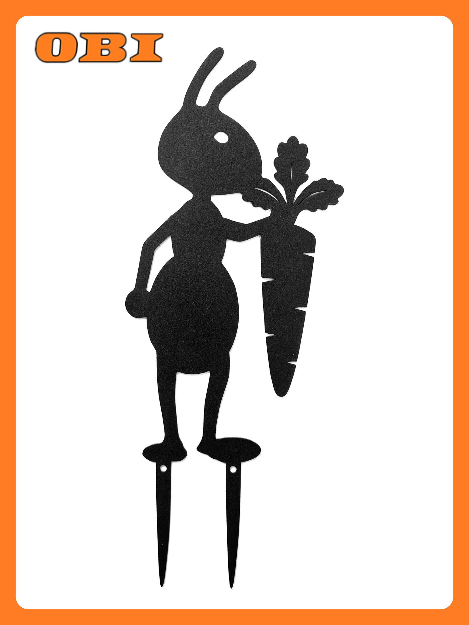 Фигурка садовая Крючковски  Муравей с морковью  металлическая