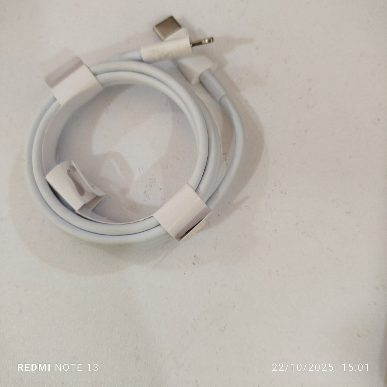 USB kabel iphone Кабель USB Type-C to Lightning для iPhone, 20W, быстрая зарядка, 1 м, белый