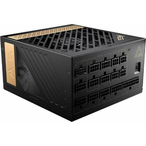 Блок питания 1300W MSI MEG Ai1300P 80 Platinum Full modularATX 30 PCIE5 RTL 306-7ZP4A11-CE0 46499₽