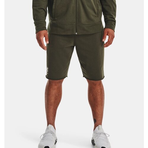Шорты спортивные Under Armour Men's Rival Terry Shorts, размер S, зеленый толстовка under armour ua rival fleece 1 2 zip hd md для мужчин