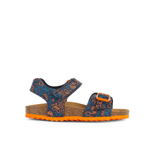 Сандалии GEOX Ghita, размер 31 EU, оранжевый, синий сандалии richter размер 31 eu синий оранжевый