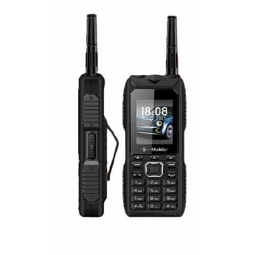 Телефон S Mobile S555 4 SIM черный 2300₽