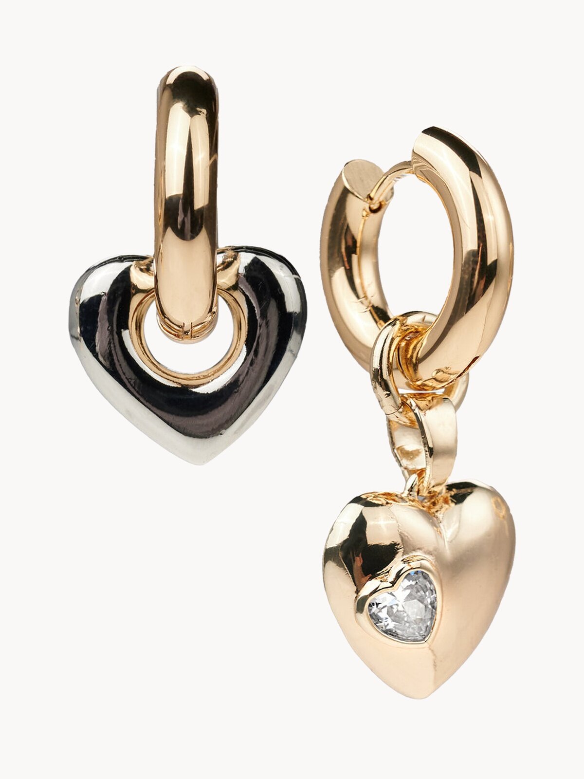 Серьги конго, циркон