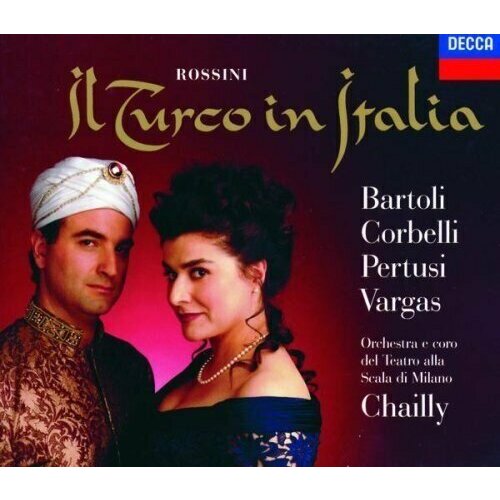 AUDIO CD Rossini: Il Turco in Italia. Cecilia Bartoli, Ramon Vargas, Michele Pertusi. 2 CD