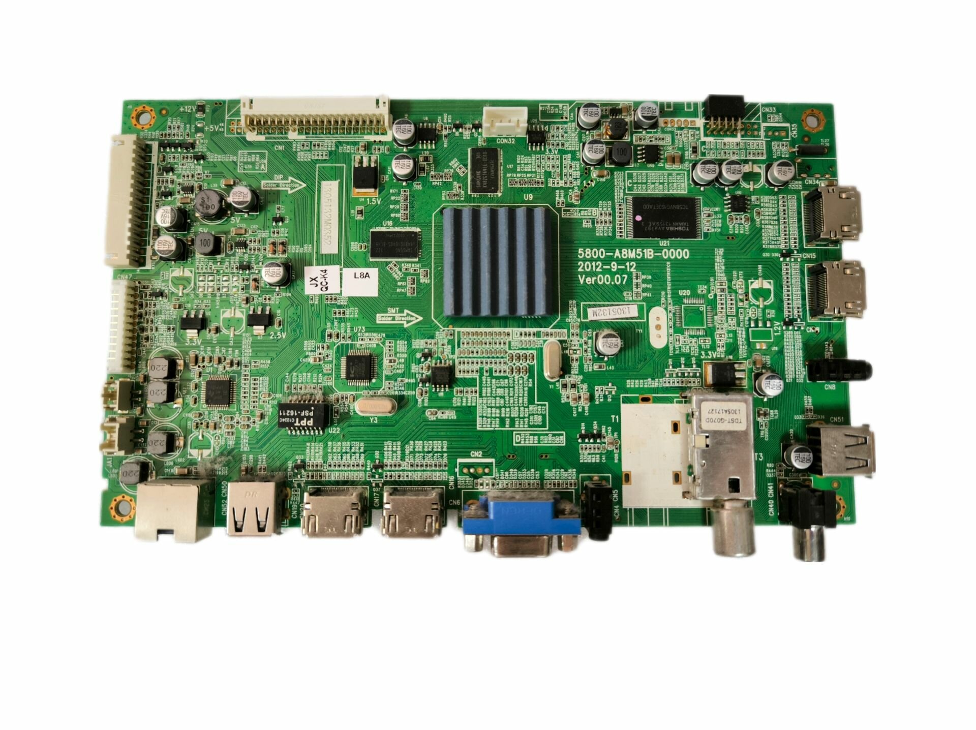 Материнская плата (main board) от телевизора AIWA 42LE71113 / 5800-A8M51B-0000 VER00.07