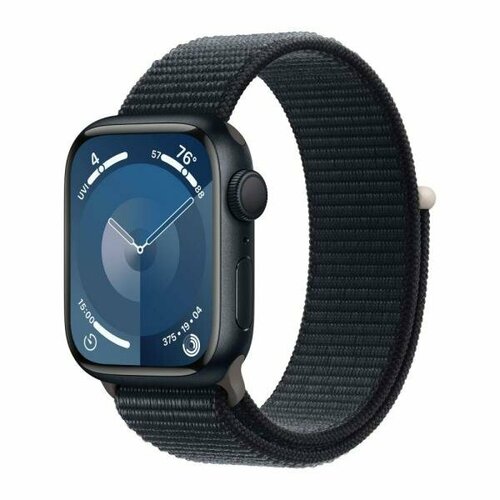 Умные часы Apple Watch Series 9 45 мм Aluminium Case GPS, midnight Sport Loop