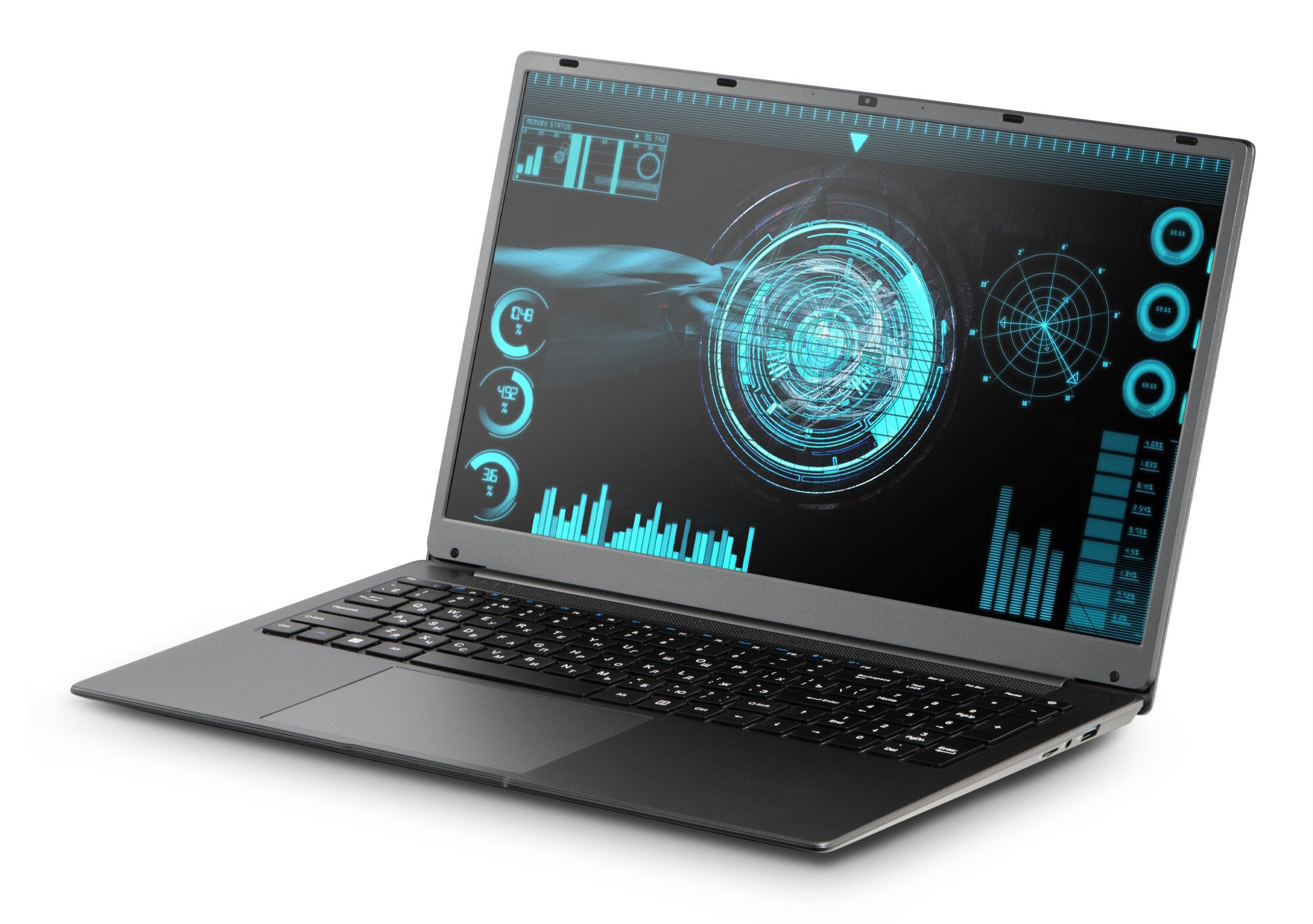 Ноутбук Azerty RB-1750 17.3' IPS (Intel N5095 2.0GHz 16Gb 128Gb SSD)