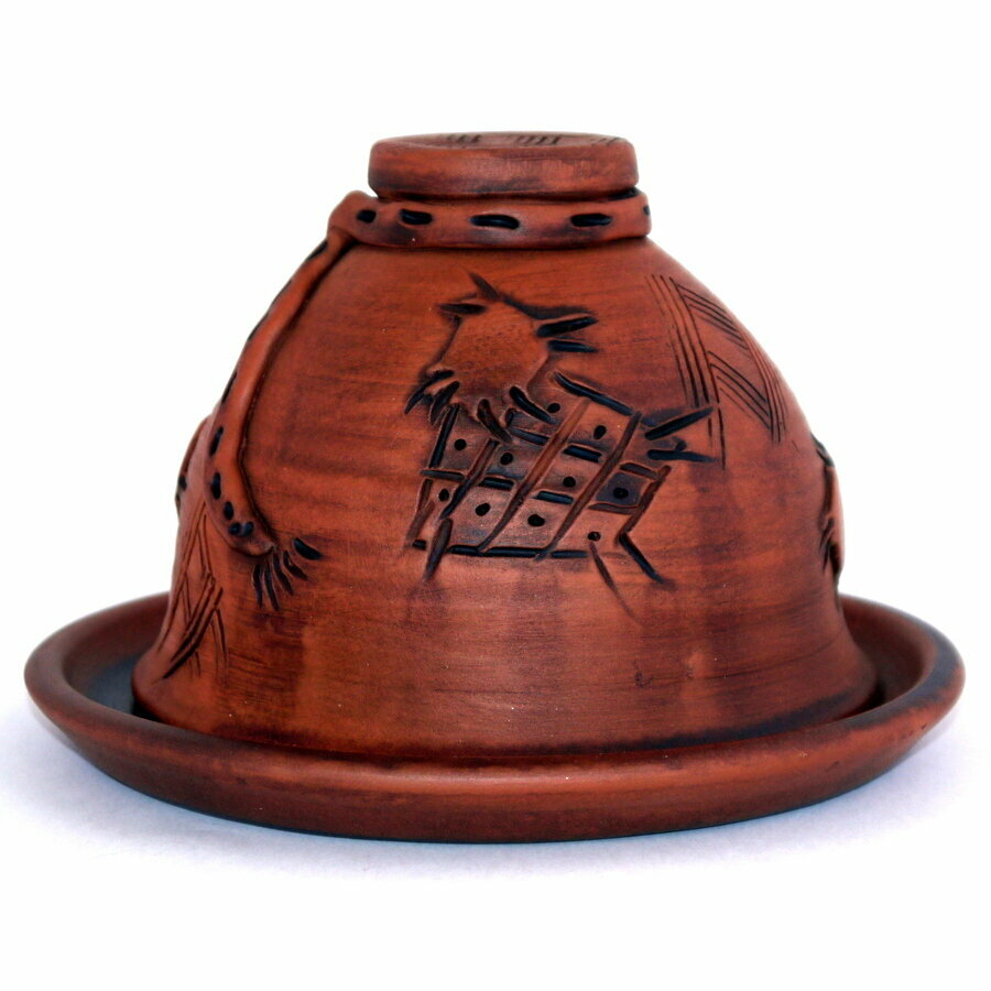 Масленка "Мешок", глина, керамика, ручная работа