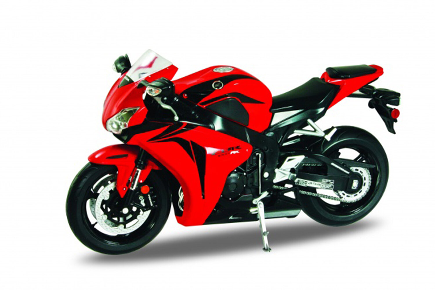 Мотоцикл Welly 1:10 Honda CBR 1000 RR 2009 красный - фото №2