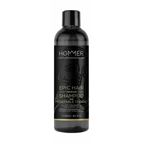 Шампунь для повседневного использования с растительным таурином / Hommer Epic Hair Premium Shampoo