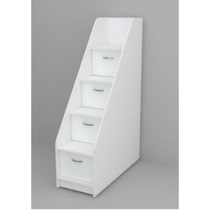 фото Лестница-комод ФК Белое дерево