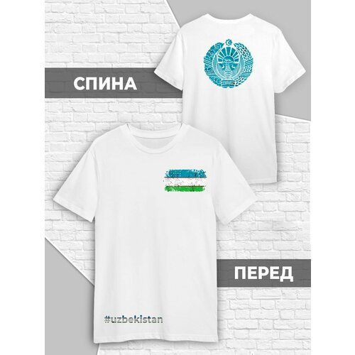 фото Футболка, размер m (46-48), белый printech