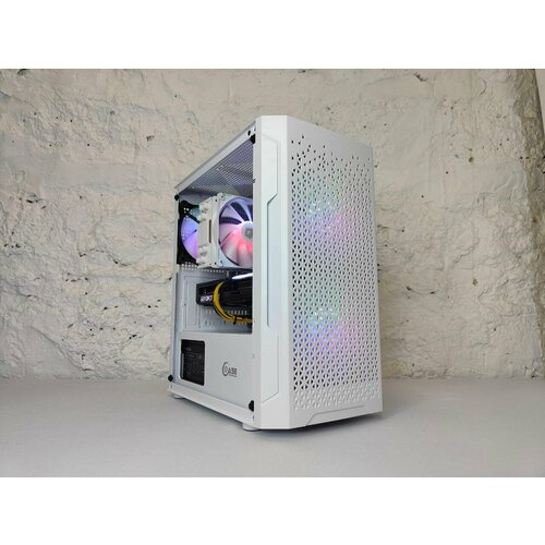Игровой компьютер / системный блок Bunker Intel i5 10400f RTX 3060Ti (8gb) DDR4 16gb ssd 512 Powercase Mistral Micro Z3W Mesh LED