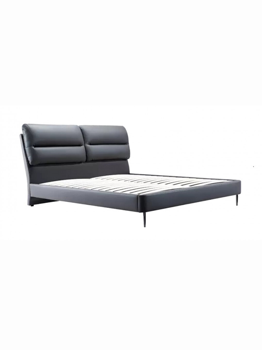 фото Двуспальная кровать Xiaomi 8H Time Leather Fashion Soft Bed 1.5m Sky Cloud Ash (JMP1)