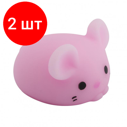 Комплект 2 штук Игрушка-антистресс Релаксант мялка Мышь Эврика 99459 635₽