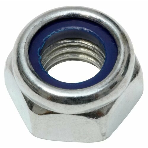 Гайка шестигранная гальваническая оцинковка сталь 8 DIN 985 SW17/M10x1.50 (50 pcs) SWG, Германия