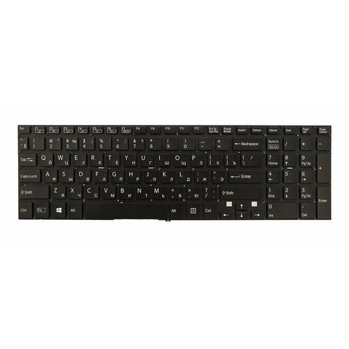 Клавиатура для ноутбука Sony 149240521US с подсветкой клавиатура для ноутбука sony vaio fit 15 fit15 svf15 белая без рамки без подсветки плоский enter
