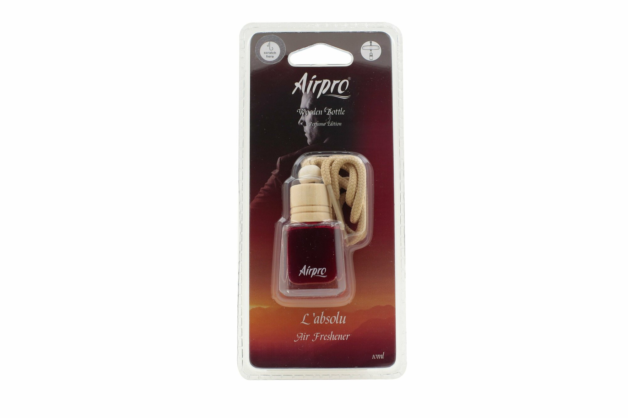 AirPro ароматизатор для автомобиля Wooden Bottle парфюм для автомобиля Air Freshener L'absolu