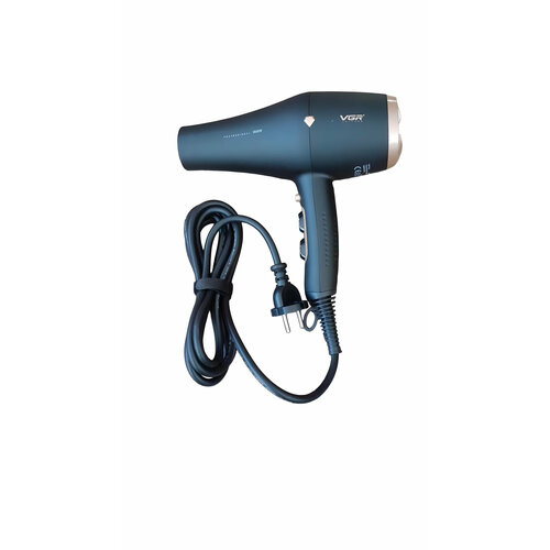 Профессиональный Фен V462, фен для волос, 2600Вт /2 скорости работы/3 режима температуры/Подача холодного воздуха/Концентратор/Диффузор/АС мотор фен для волос с концентратором и диффузором viconte 2400 вт