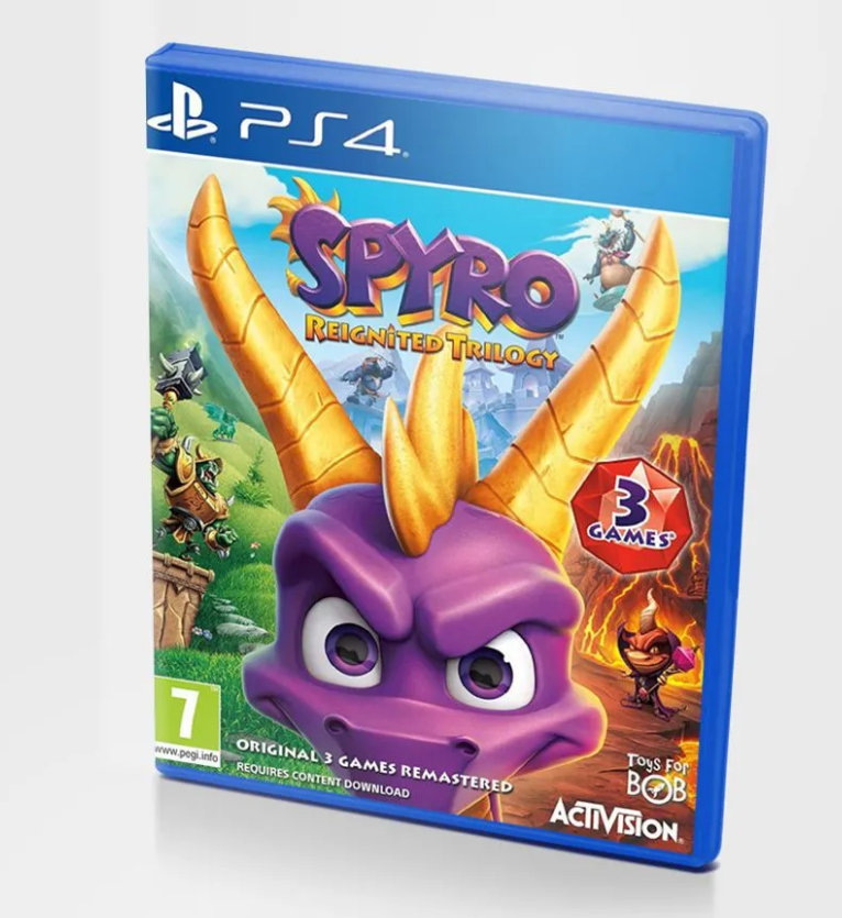 Игра Spyro Trilogy (PS4) Английская версия NEW!