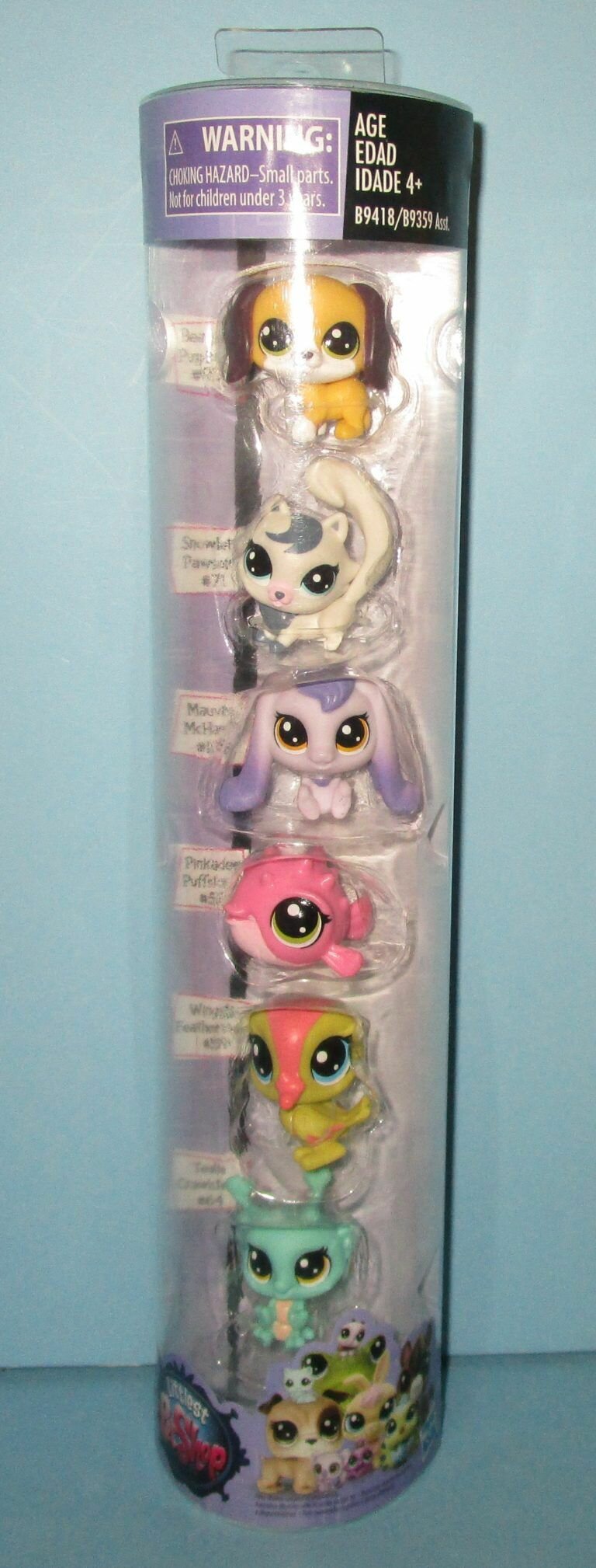 фото Littlest Pet Shop c Beagley Pupton из 6 мини фигурок Hasbro