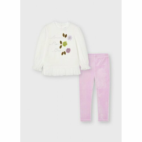 Комплект одежды Mayoral, размер 116 (6 лет), лиловый комплект одежды mayoral размер 116 6 лет розовый